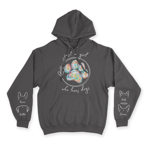 Just a Girl Who Loves Dogs - Custom Hoodie